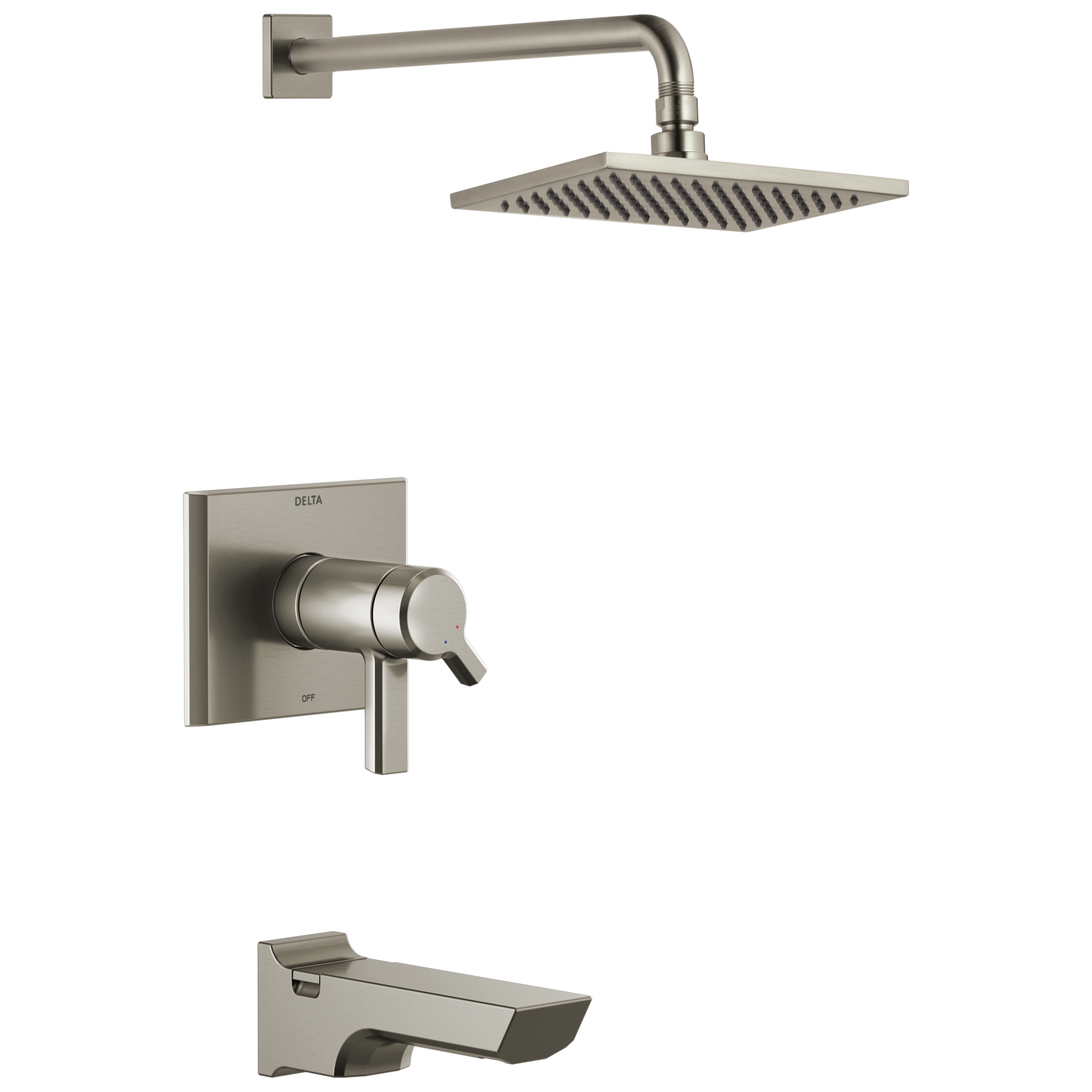 Delta - TempAssure® 17T Series H2OKinetic® Tub & Shower Trim - Lumicoat® Stainless - T17T499-SS-PR