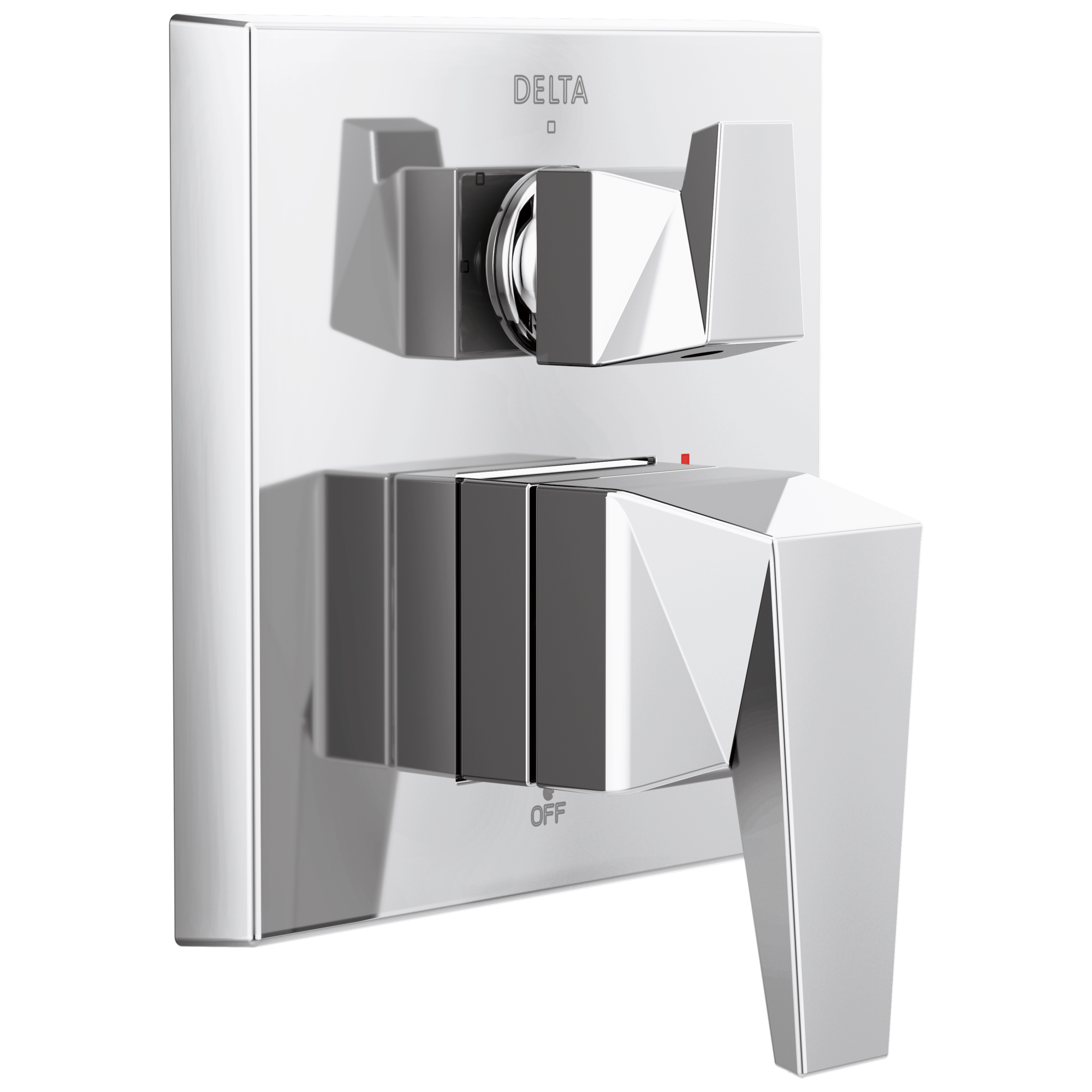 Delta - Two-Handle Monitor 14 Series Valve Trim with 3-Setting Diverter - Lumicoat® Chrome - T24843-PR