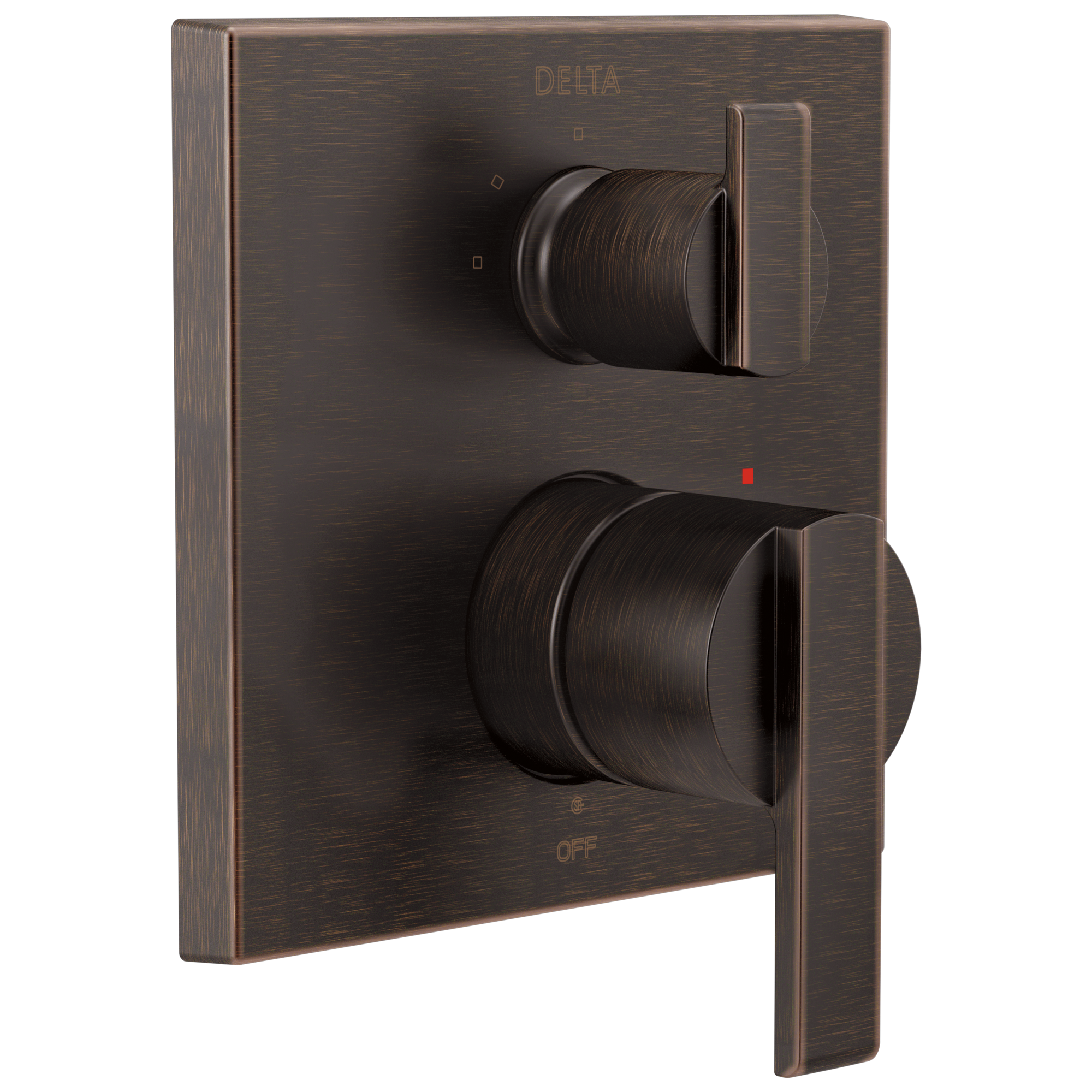 Delta - Angular Modern Monitor® 14 Series Valve Trim with 3-Setting Integrated Diverter - Venetian Bronze - T24867-RB