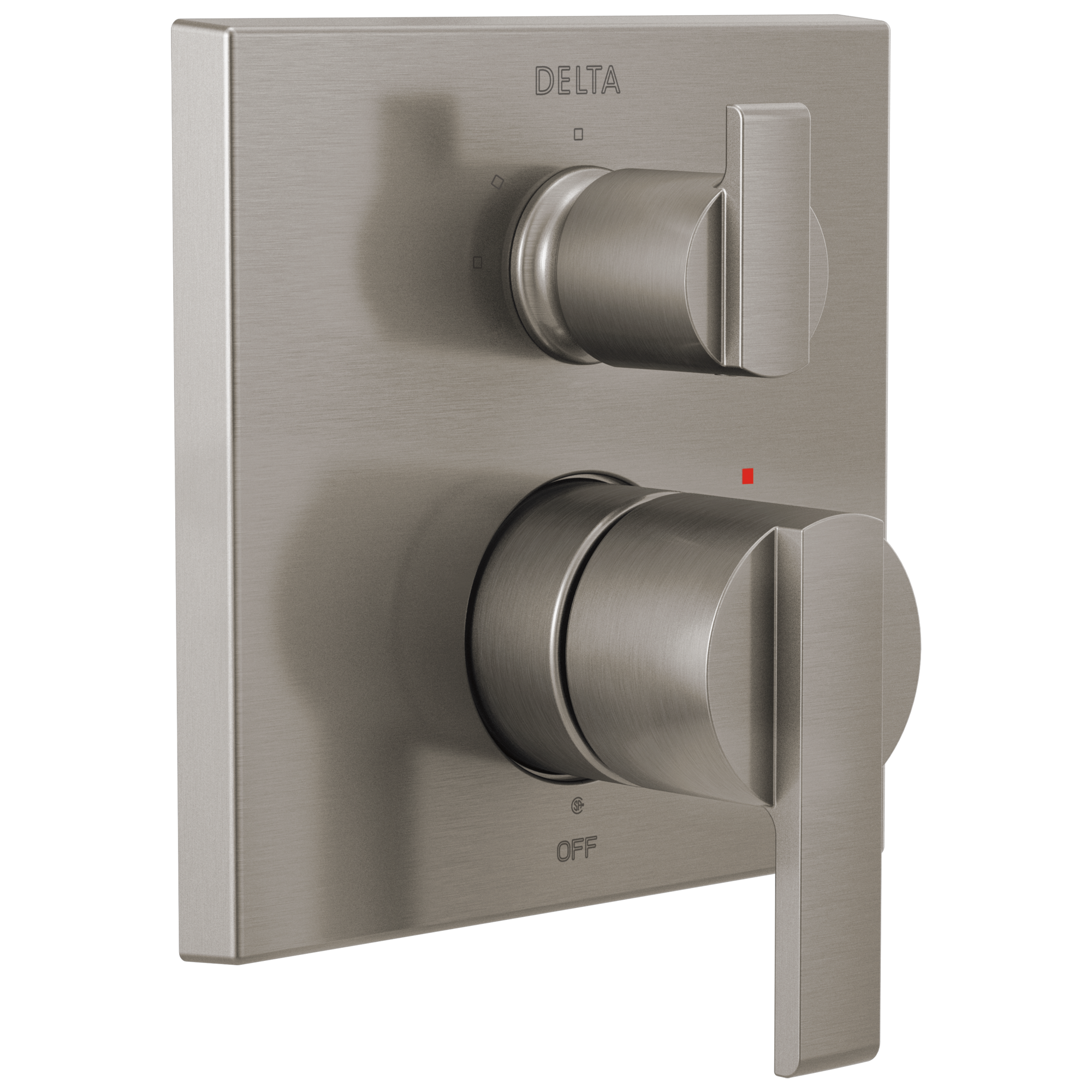 Delta - Angular Modern Monitor® 14 Series Valve Trim with 3-Setting Integrated Diverter - Stainless - T24867-SS