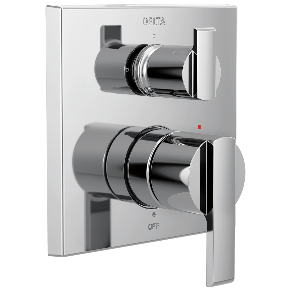 Delta - Angular Modern Monitor® 14 Series Valve Trim with 3-Setting Integrated Diverter - Chrome - T24867