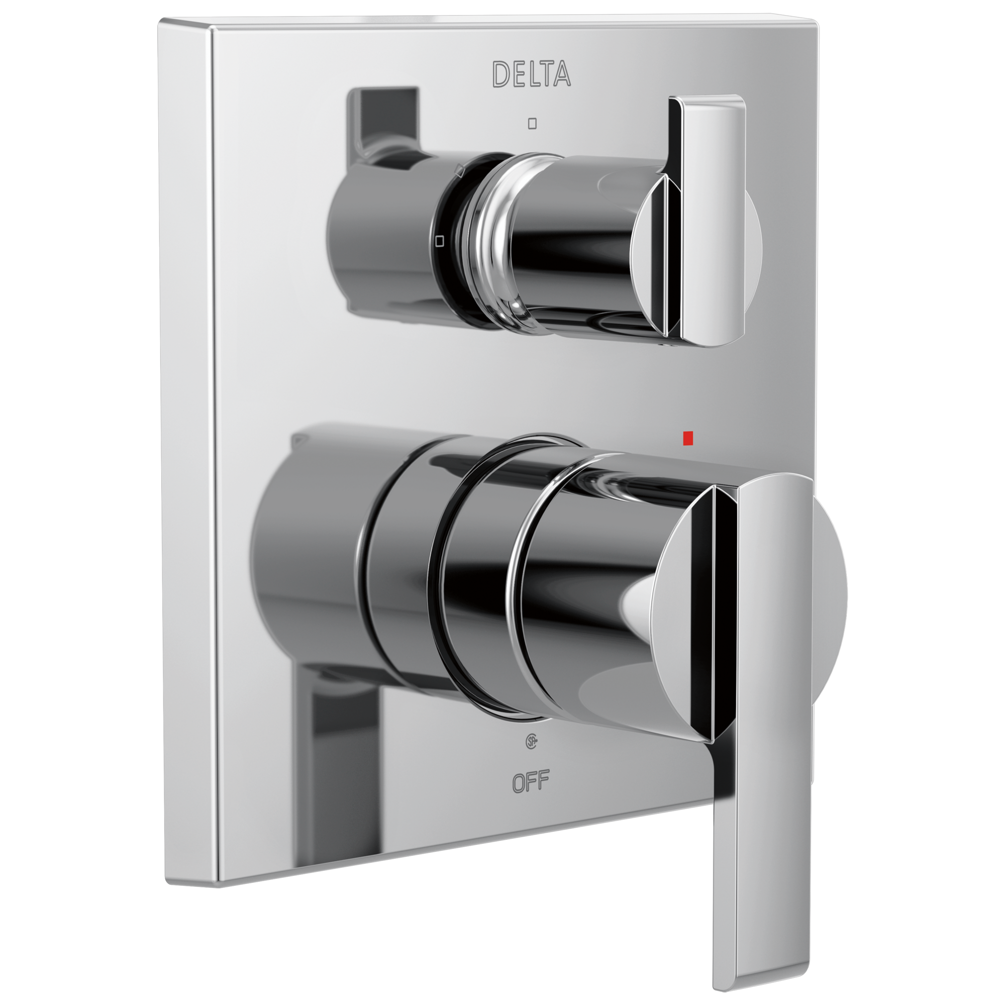 Delta - Angular Modern Monitor® 14 Series Valve Trim with 3-Setting Integrated Diverter - Chrome - T24867