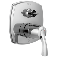 Delta - 14 Series Integrated Diverter Trim with Three Function Diverter Less Diverter Handle - Chrome - T24876-LHP