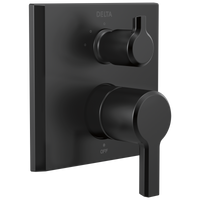 Delta - Monitor® 14 Series Valve Trim with 3-Setting Integrated Diverter - Matte Black - T24899-BL