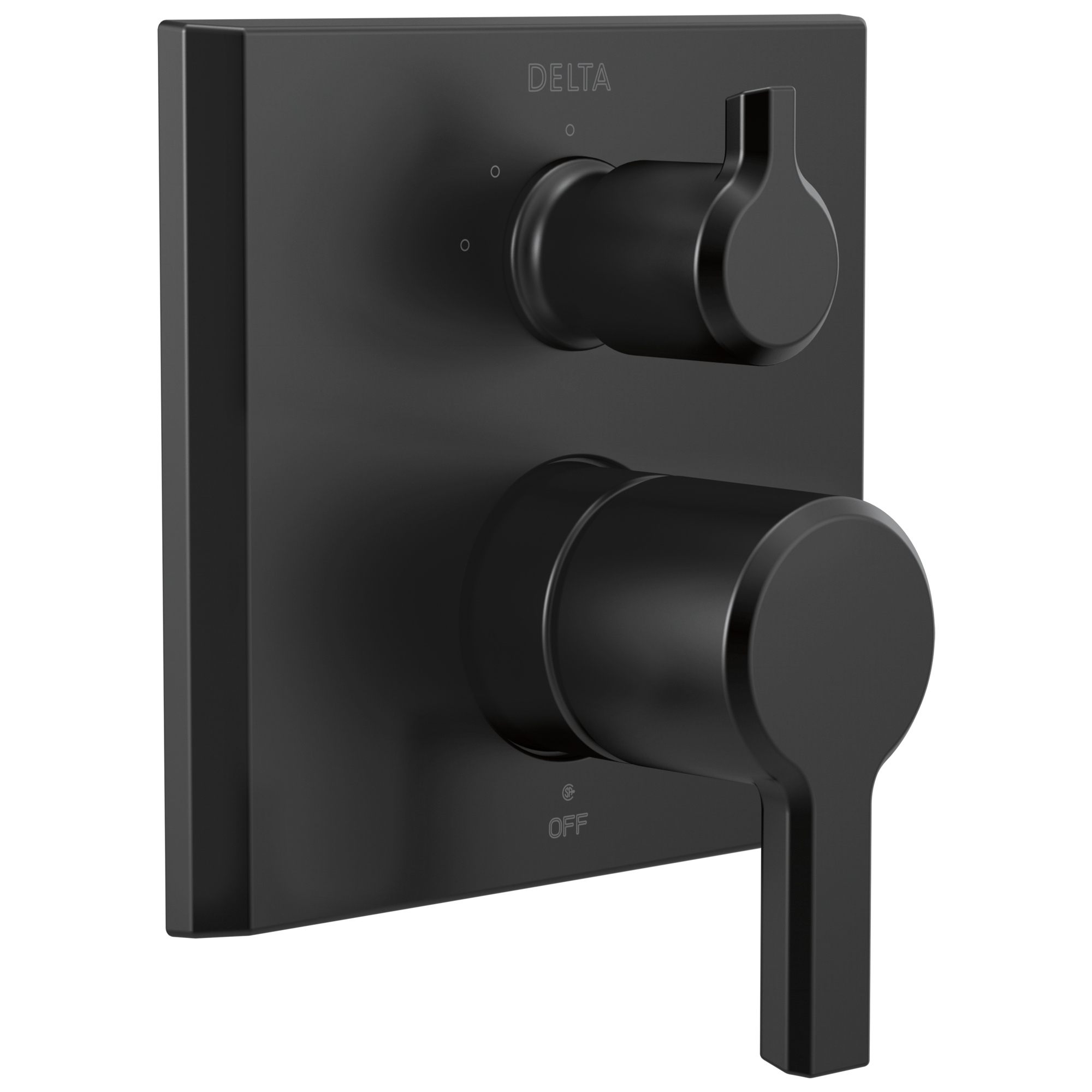 Delta - Monitor® 14 Series Valve Trim with 3-Setting Integrated Diverter - Matte Black - T24899-BL