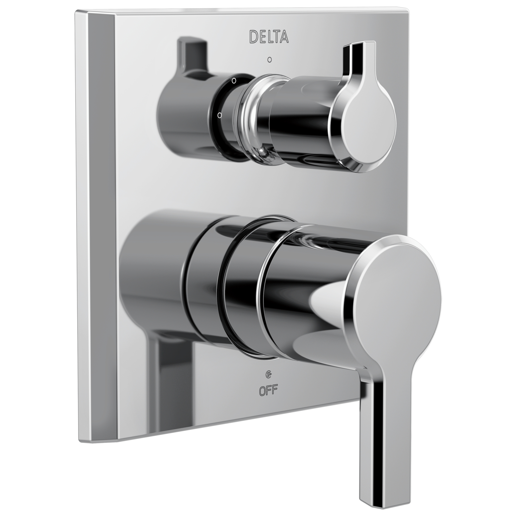 Delta - Monitor® 14 Series Valve Trim with 3-Setting Integrated Diverter - Lumicoat® Chrome - T24899-PR