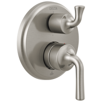 Delta - Two-Handle Monitor® 14 Series Valve Trim with 6-Setting Integrated Diverter - Stainless - T24933-SS