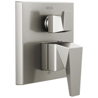 Delta - Two-Handle Monitor 14 Series Valve Trim with 6-Setting Diverter - Lumicoat® Stainless - T24943-SS-PR