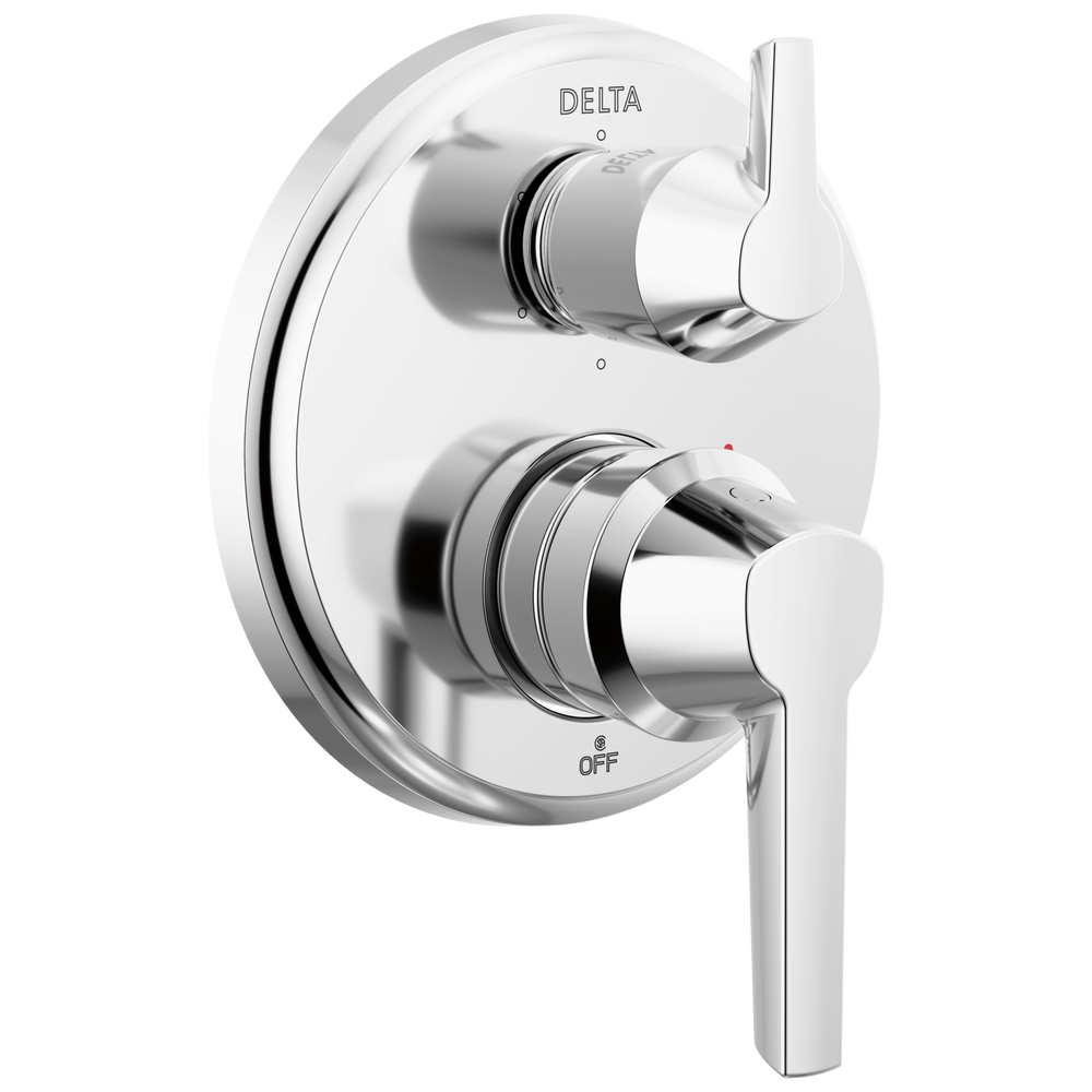 Delta - 14S Integrated Diverter Trim - 6 Setting - Lumicoat® Chrome - T24971-PR