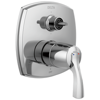 Delta - 14 Series Integrated Diverter Trim with Six Function Diverter Less Diverter Handle - Chrome - T24976-LHP