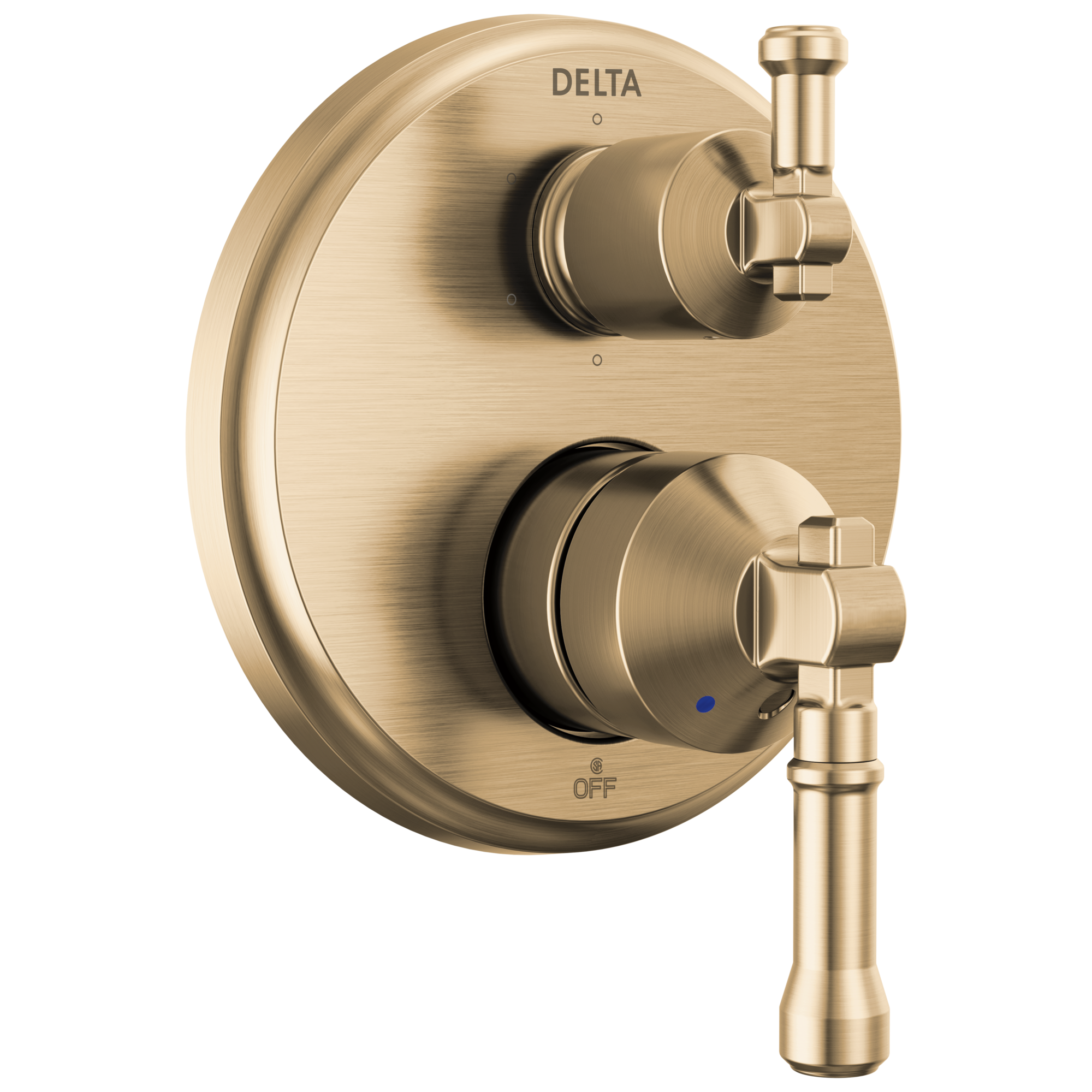 Delta - 14 Series Integrated Diverter Trim 6-Setting - Lumicoat® Champagne Bronze - T24984-CZ-PR