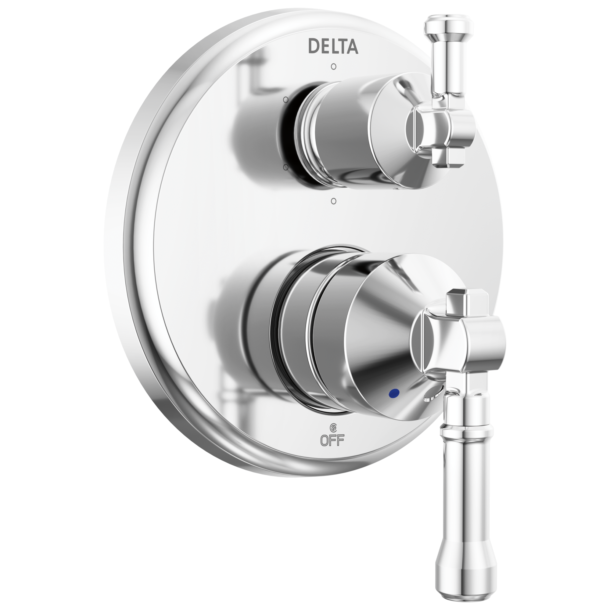 Delta - 14 Series Integrated Diverter Trim 6-Setting - Lumicoat® Chrome - T24984-PR