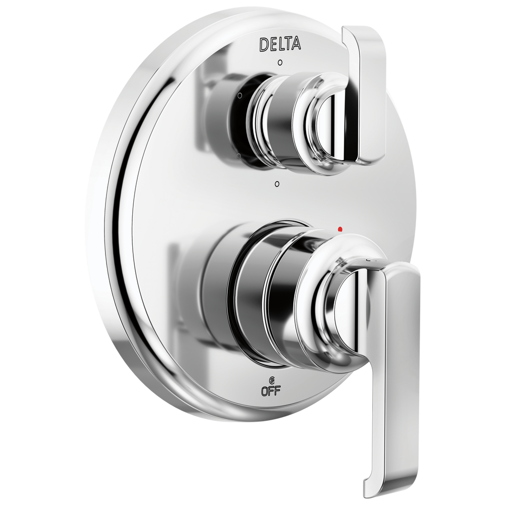 Delta - 14 Series Integrated Diverter Trim with 6-Setting - Lumicoat® Chrome - T24989-PR