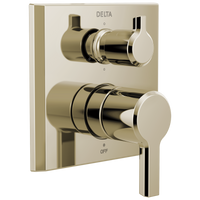 Delta - Monitor® 14 Series Valve Trim with 6-Setting Integrated Diverter - Lumicoat® Polished Nickel - T24999-PN-PR