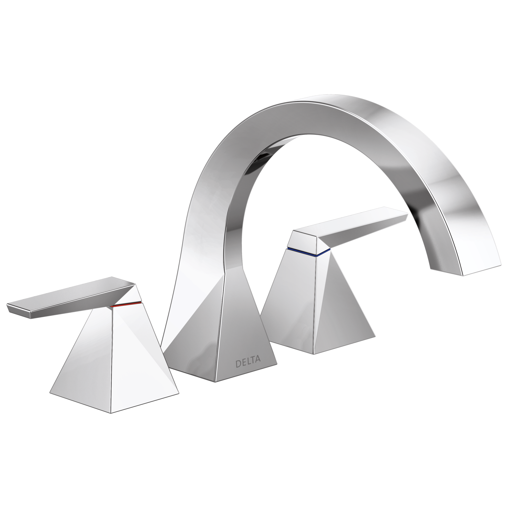 Delta - Two-Handle Roman Tub Trim - Lumicoat® Chrome - T2746-PR