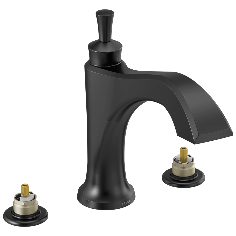 Delta - Roman Tub Trim - Less Handles - Matte Black - T2756-BLLHP