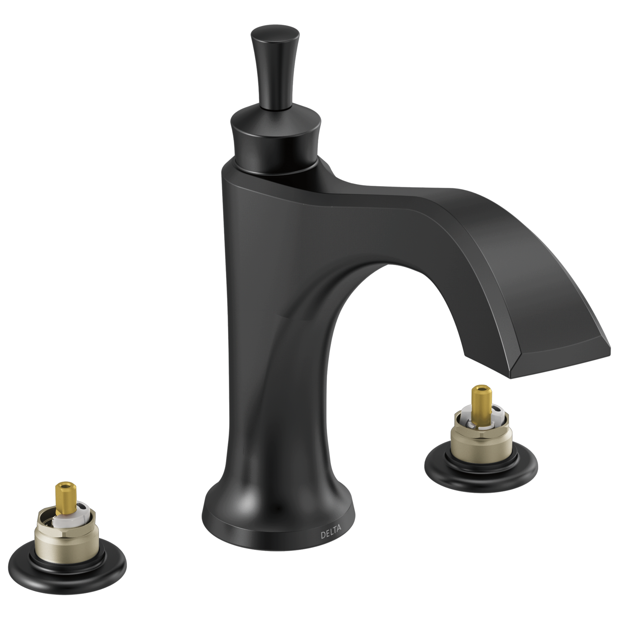 Delta - Roman Tub Trim - Less Handles - Matte Black - T2756-BLLHP