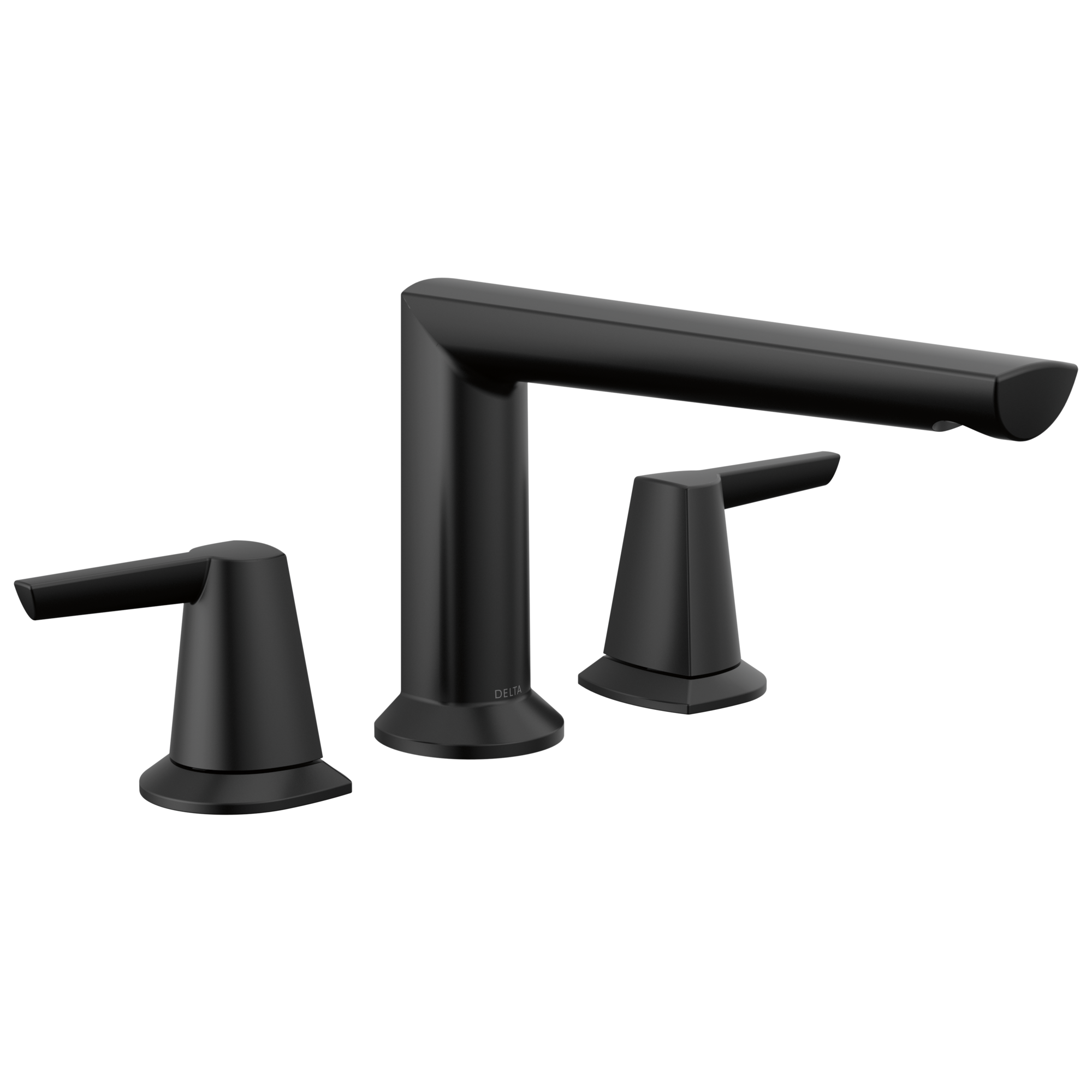 Delta - 3-Hole Roman Tub Trim - Matte Black - T2771-BL