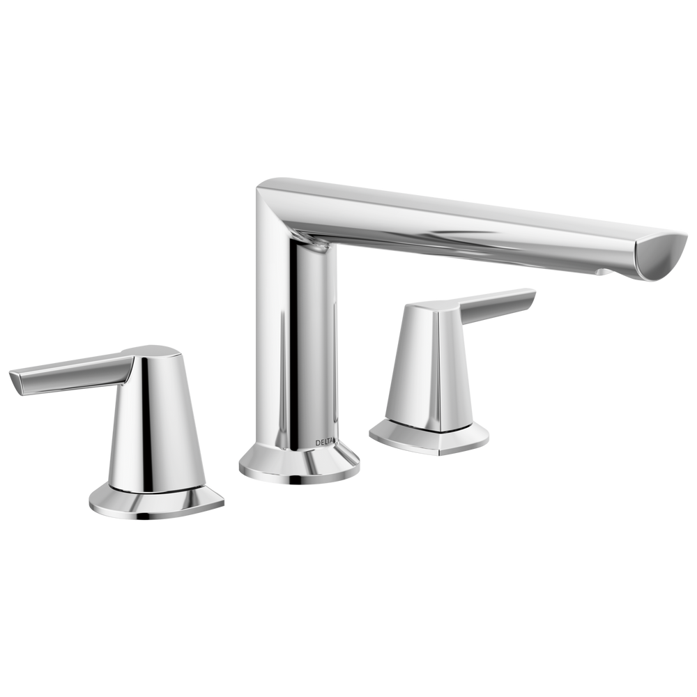 Delta - 3-Hole Roman Tub Trim - Lumicoat® Chrome - T2771-PR