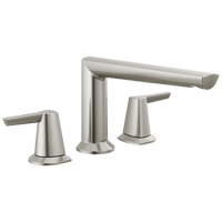 Delta - 3-Hole Roman Tub Trim - Lumicoat® Stainless - T2771-SS-PR