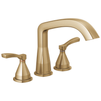 Delta - Three Hole Roman Tub Trim - Champagne Bronze - T2776-CZ