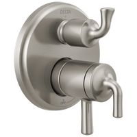 Delta - 2-Handle Monitor 17 Series Valve Trim with 3- or 6- Setting Diverter - Stainless - T27833-SS