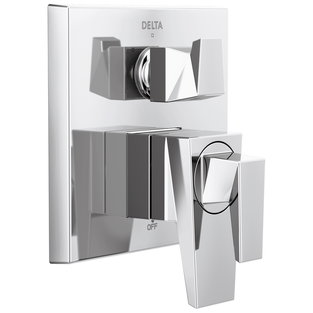 Delta - Two-Handle Monitor 17 Series Valve Trim with 3-Setting Diverter - Lumicoat® Chrome - T27843-PR