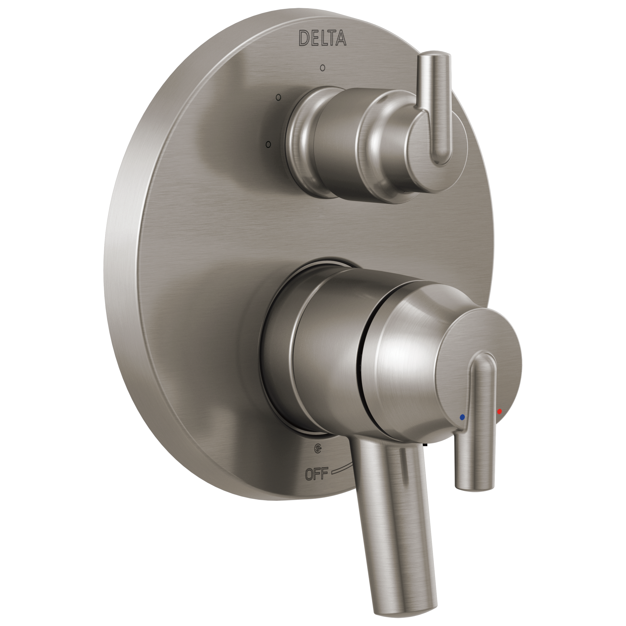 Delta - Contemporary Two Handle Monitor® 17 Series Valve Trim with 3-Setting Integrated Diverter - Stainless - T27859-SS