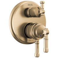 Delta - 17 Series Integrated Diverter Trim 3-Setting - Lumicoat® Champagne Bronze - T27884-CZ-PR