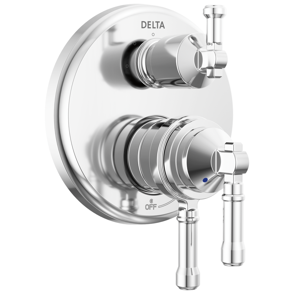 Delta - 17 Series Integrated Diverter Trim 3-Setting - Lumicoat® Chrome - T27884-PR