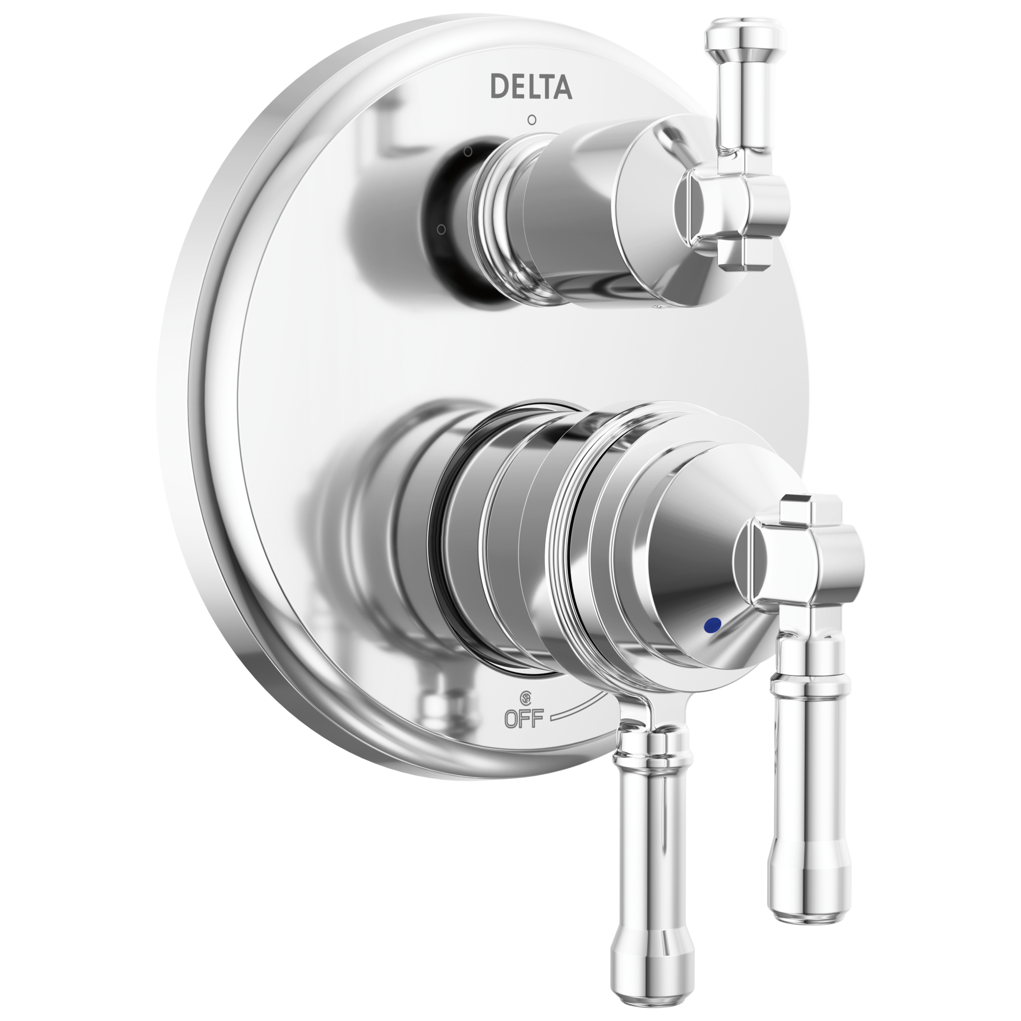 Delta - 17 Series Integrated Diverter Trim 3-Setting - Lumicoat® Chrome - T27884-PR