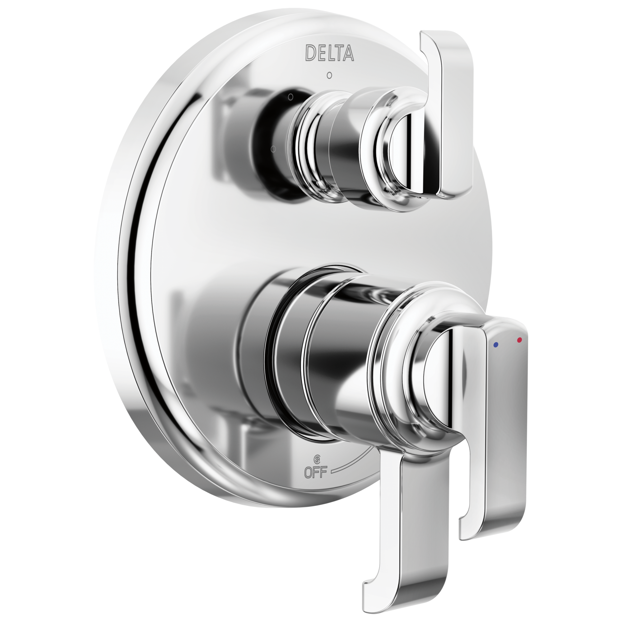 Delta - 17 Series Integrated Diverter Trim with 3-Setting - Lumicoat® Chrome - T27889-PR