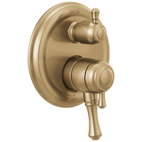 Delta - Traditional 2-Handle Monitor® 17 Series Valve Trim with 3-Setting Integrated Diverter - Champagne Bronze - T27897-CZ