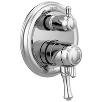 Delta - Traditional 2-Handle Monitor® 17 Series Valve Trim with 3-Setting Integrated Diverter - Chrome - T27897