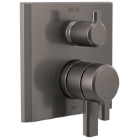 Delta - Monitor® 17 Series Valve Trim with 3-Setting Integrated Diverter - Lumicoat® Black Stainless - T27899-KS-PR