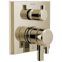 Delta - Monitor® 17 Series Valve Trim with 3-Setting Integrated Diverter - Lumicoat® Polished Nickel - T27899-PN-PR