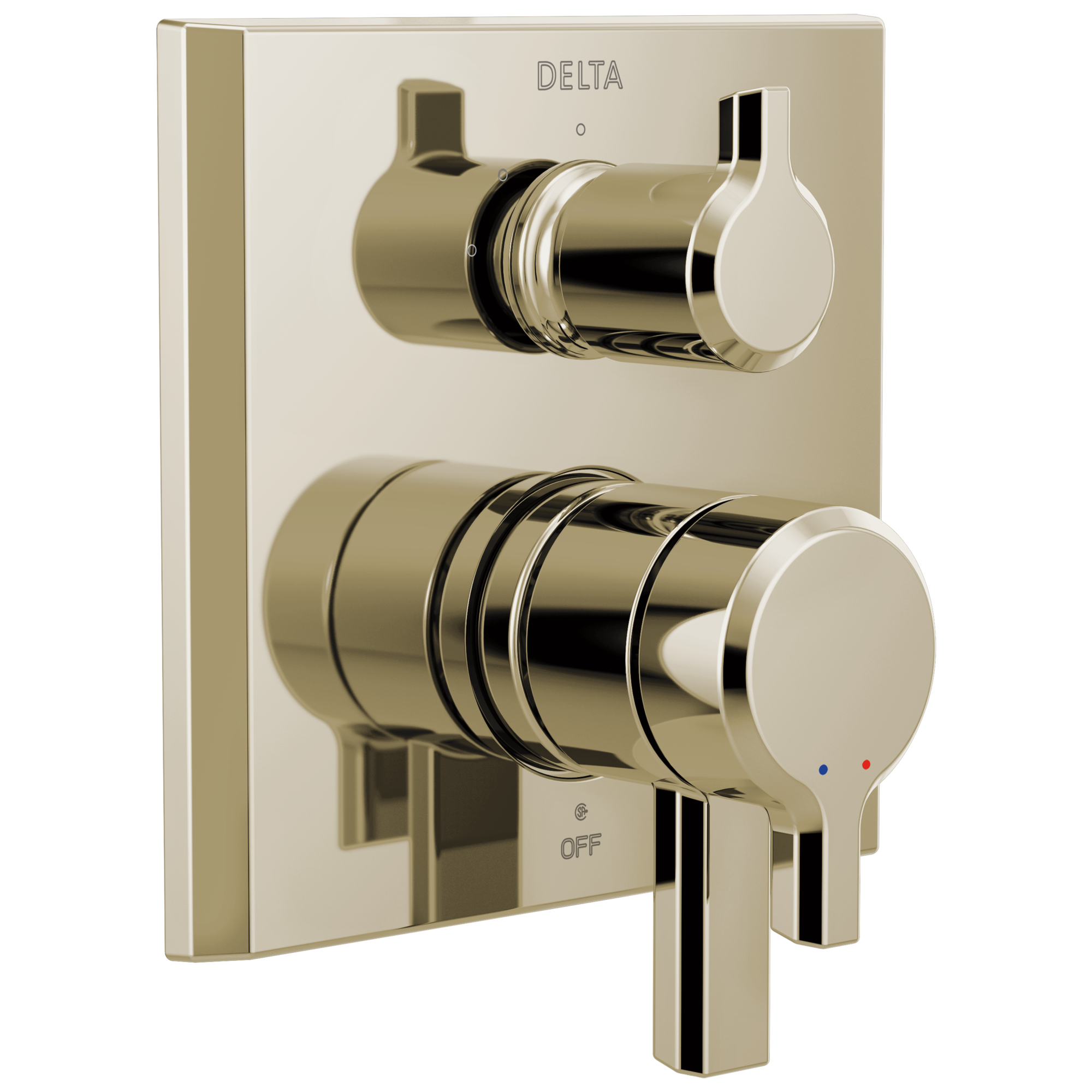 Delta - Monitor® 17 Series Valve Trim with 3-Setting Integrated Diverter - Lumicoat® Polished Nickel - T27899-PN-PR