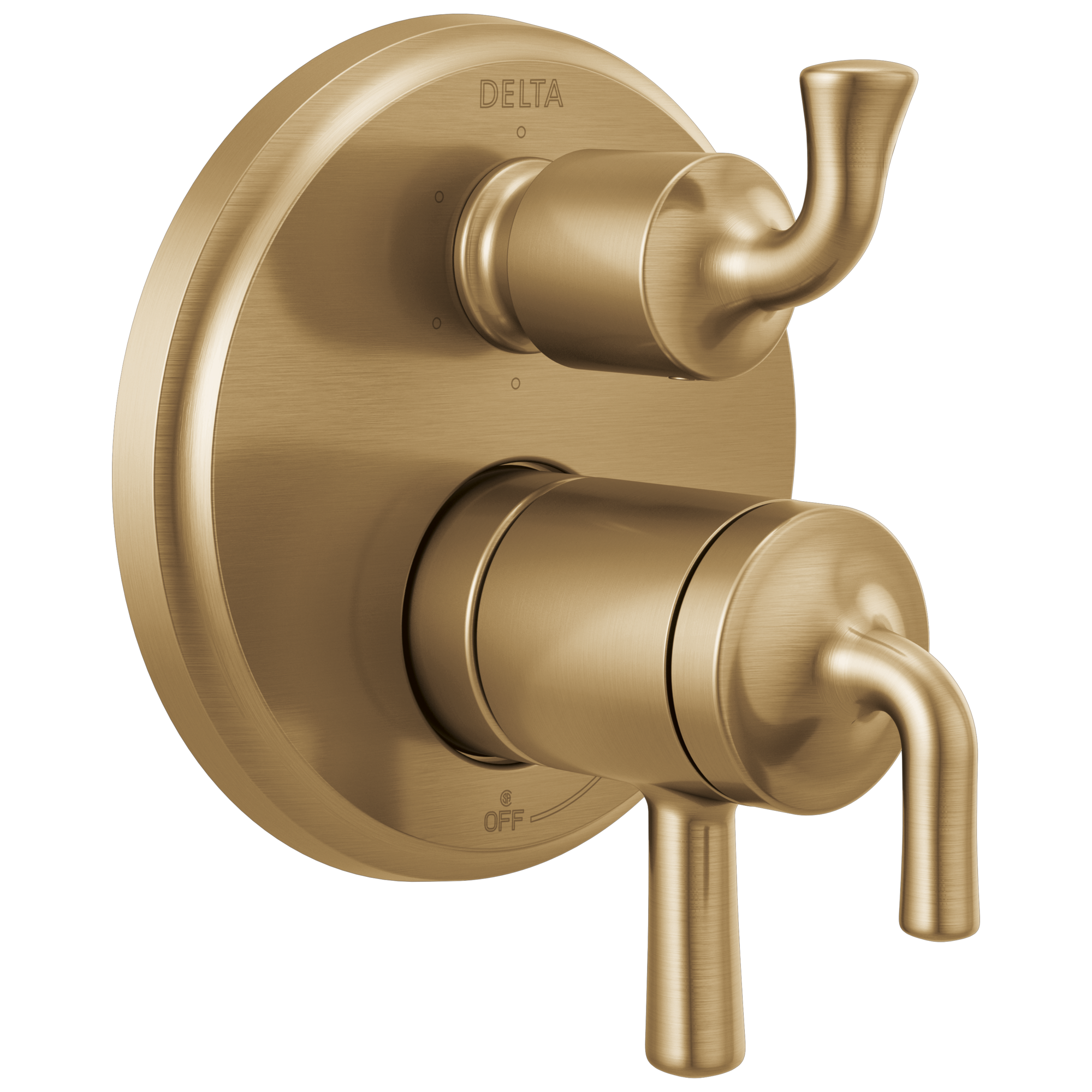 Delta - 2-Handle Monitor 17 Series Valve Trim with 3- or 6- Setting Diverter - Champagne Bronze - T27933-CZ