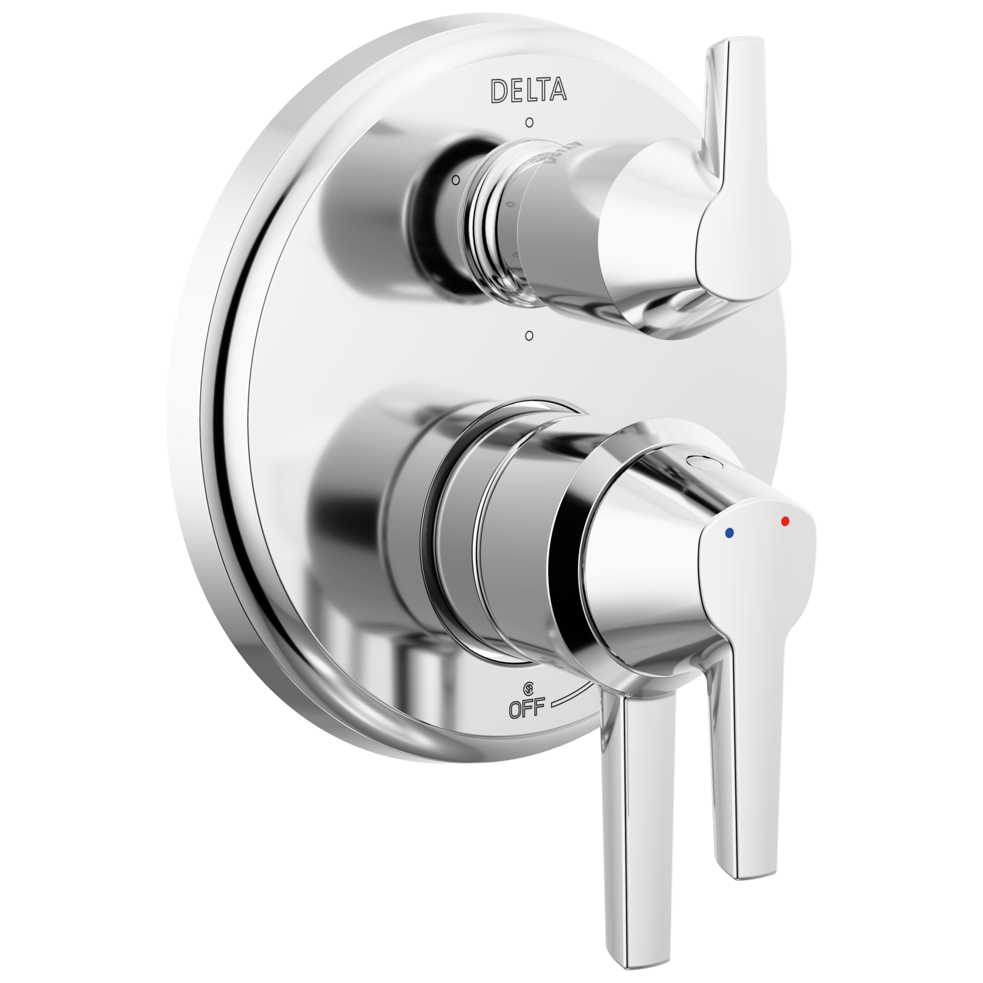 Delta - 17S Integrated Diverter Trim - 6 Setting - Lumicoat® Chrome - T27971-PR