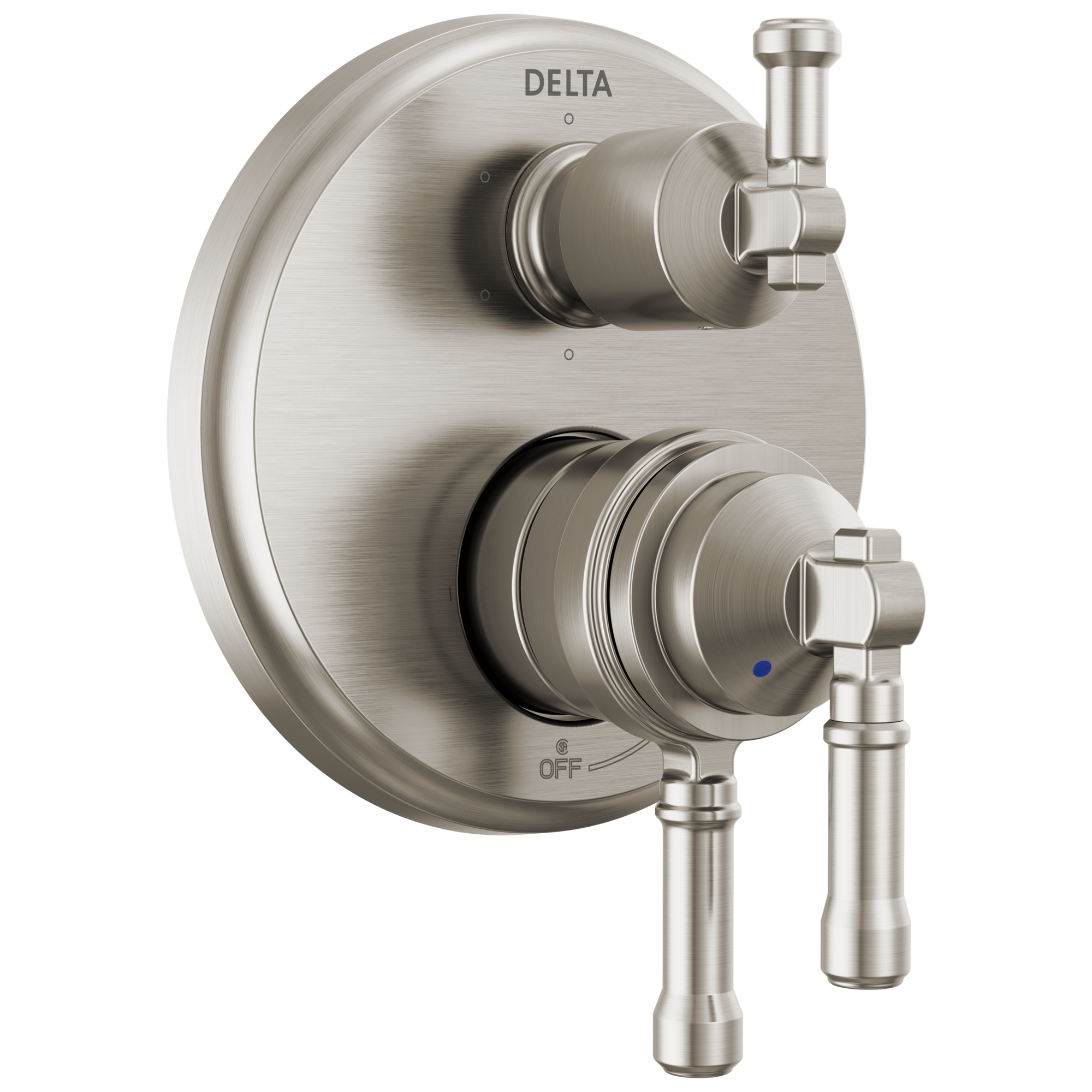 Delta - 17 Series Integrated Diverter Trim 6-Setting - Lumicoat® Stainless - T27984-SS-PR