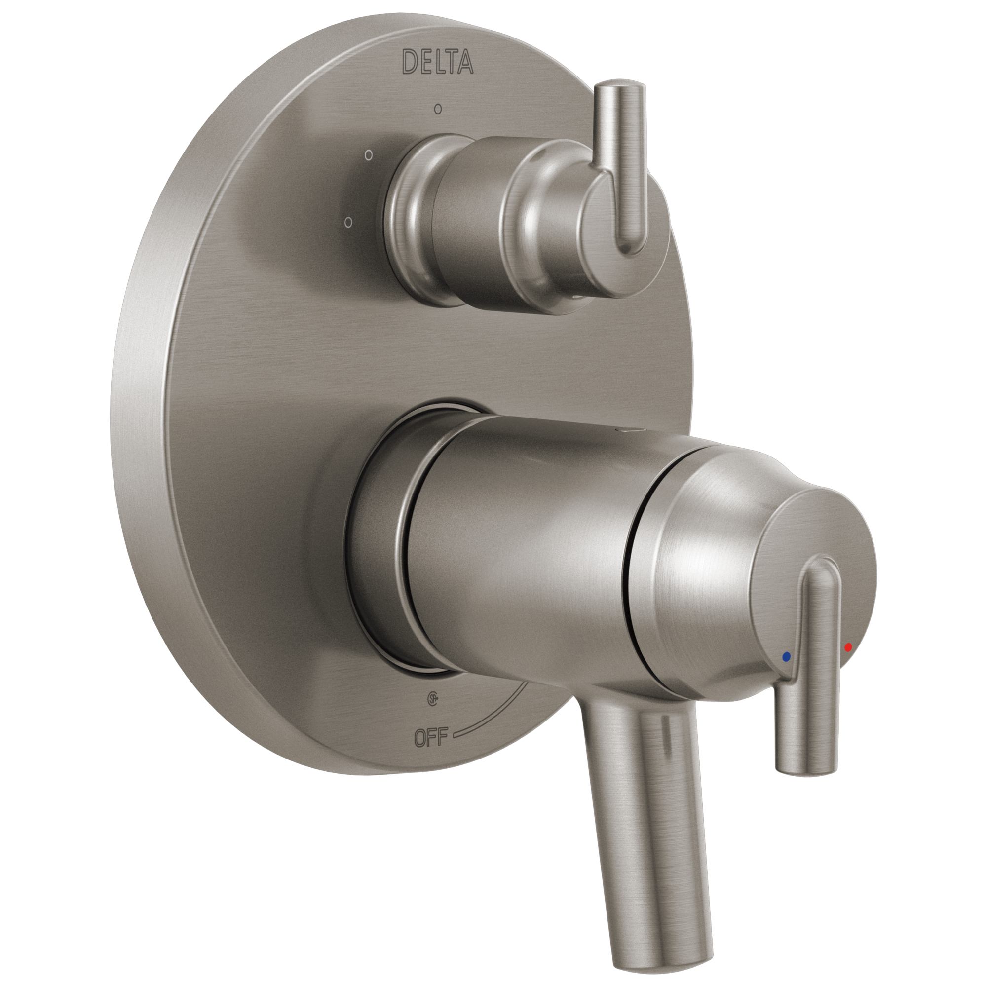 Delta - Contemporary Two Handle TempAssure® 17T Series Valve Trim with 3-Setting Integrated Diverter - Stainless - T27T859-SS