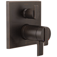 Delta - Angular Modern TempAssure® 17T Series Valve Trim with 3-Setting Integrated Diverter - Venetian Bronze - T27T867-RB