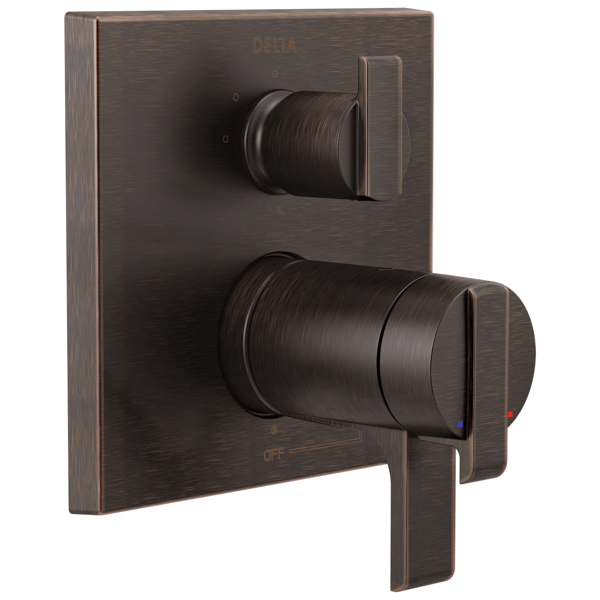 Delta - Angular Modern TempAssure® 17T Series Valve Trim with 3-Setting Integrated Diverter - Venetian Bronze - T27T867-RB