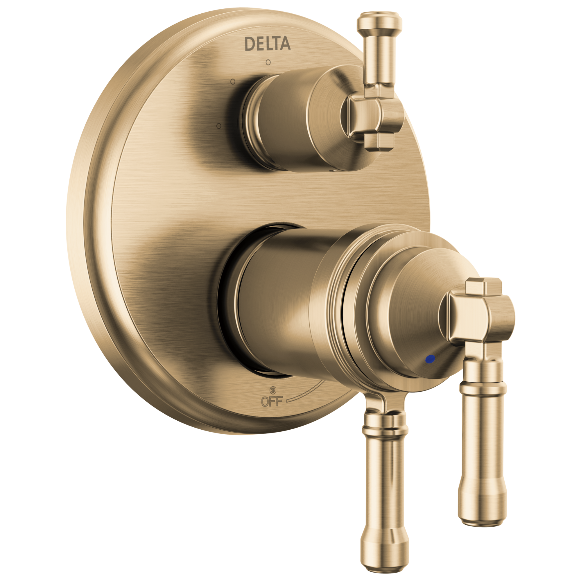 Delta - 17T Series Integrated Diverter Trim 3-Setting - Lumicoat® Champagne Bronze - T27T884-CZ-PR