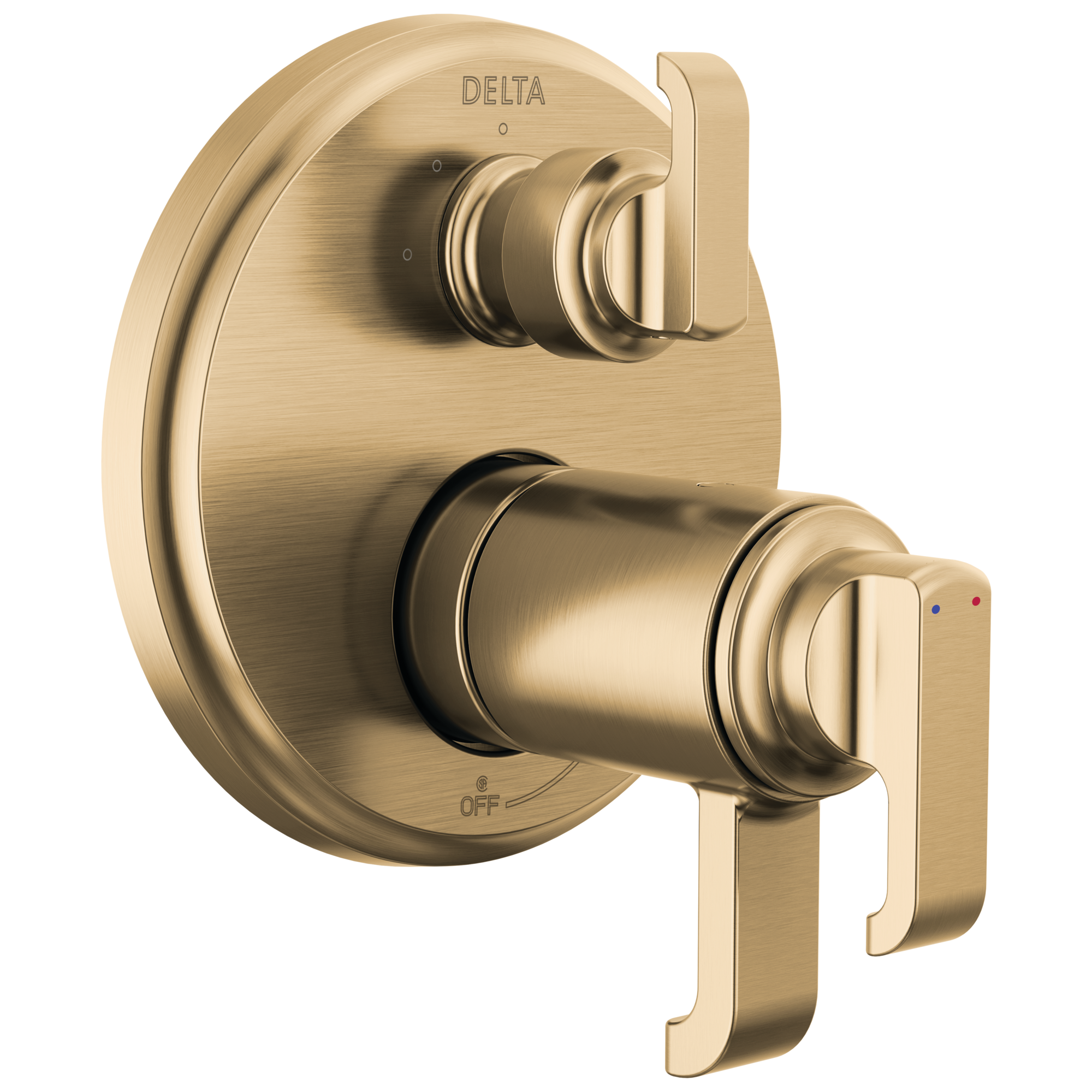 Delta - TempAssure 17T Series Integrated Diverter Trim with 3-Setting - Lumicoat® Champagne Bronze - T27T889-CZ-PR