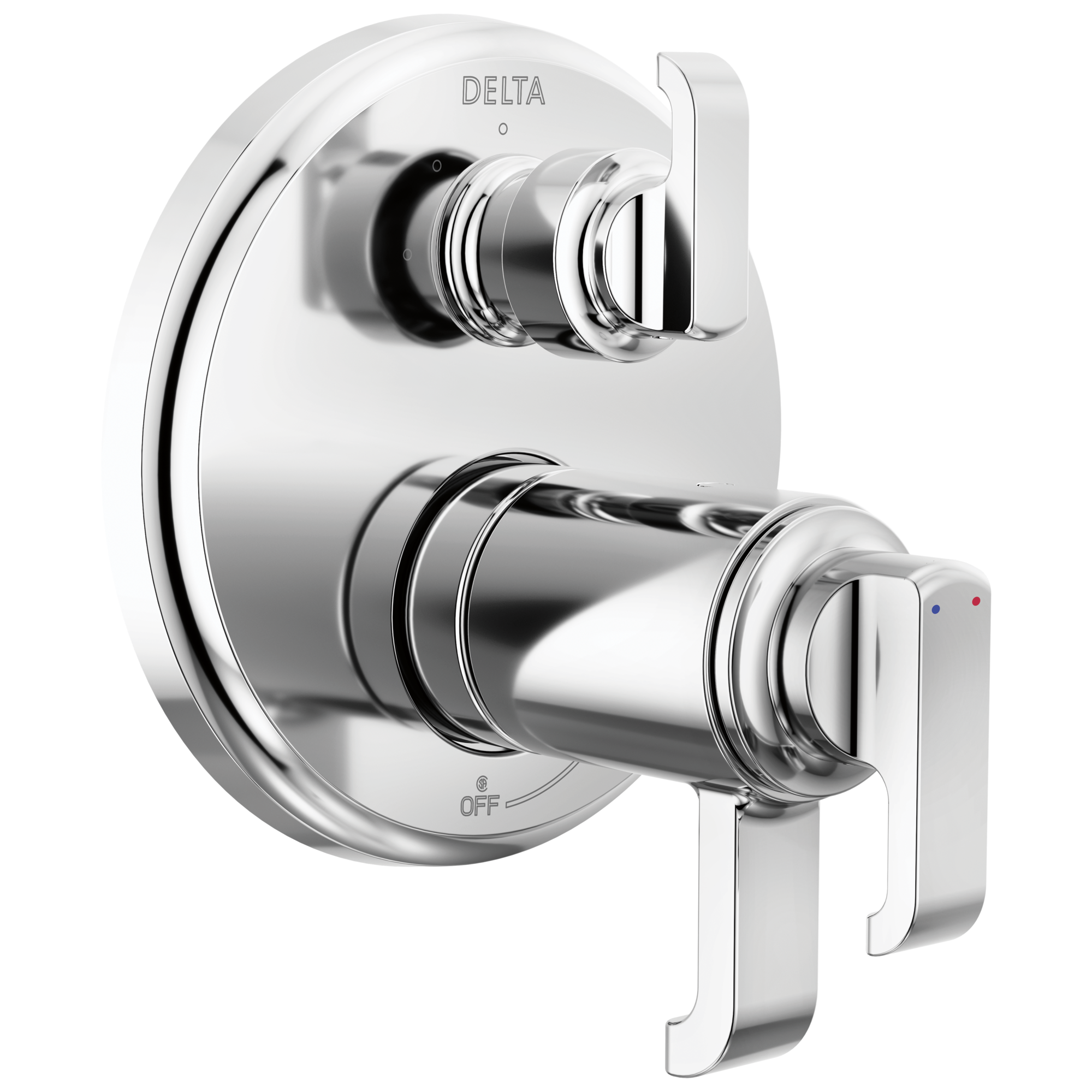 Delta - TempAssure 17T Series Integrated Diverter Trim with 3-Setting - Lumicoat® Chrome - T27T889-PR