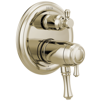 Delta - Traditional 2-Handle TempAssure® 17T Series Valve Trim with 3-Setting Integrated Diverter - Polished Nickel - T27T897-PN