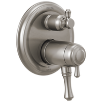 Delta - Traditional 2-Handle TempAssure® 17T Series Valve Trim with 3-Setting Integrated Diverter - Stainless - T27T897-SS