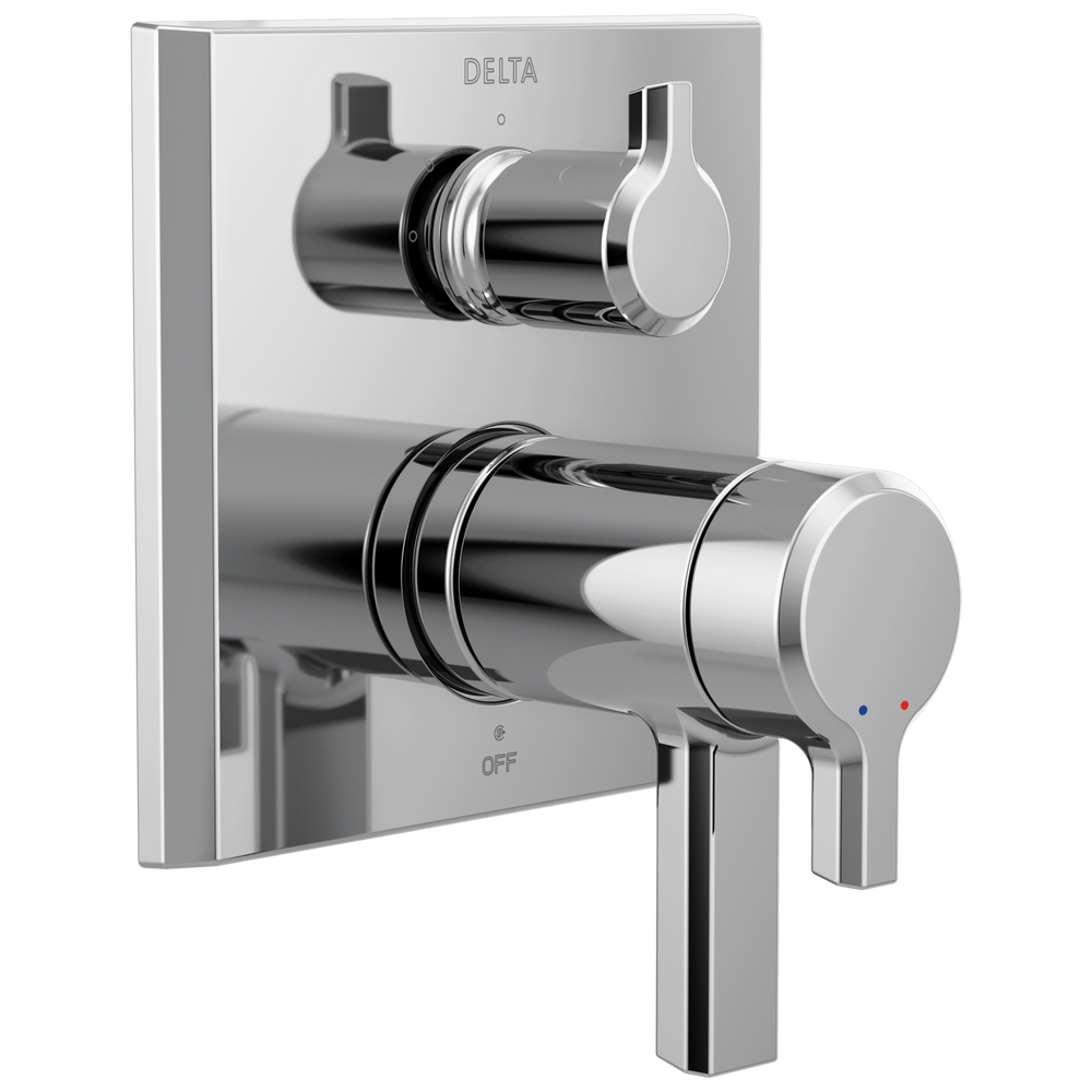 Delta - TempAssure® 17T Series Valve Trim with 3-Setting Integrated Diverter - Lumicoat® Chrome - T27T899-PR