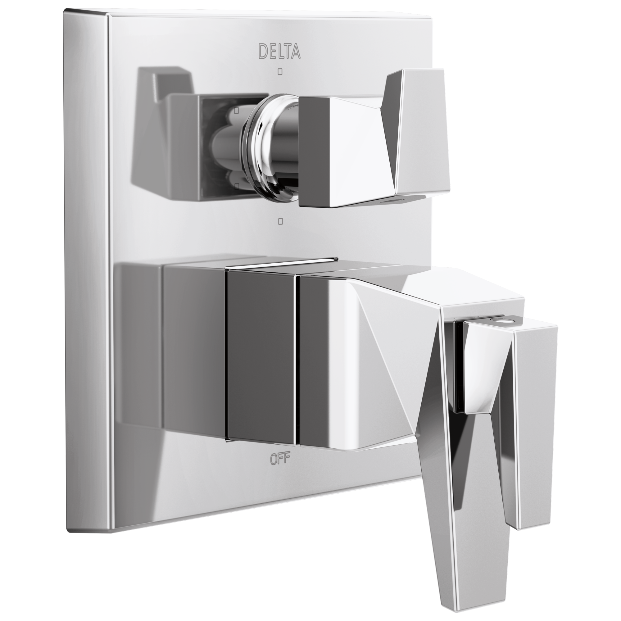 Delta - Two-Handle Monitor 17T Series Valve Trim with 6-Setting Diverter - Lumicoat® Chrome - T27T943-PR